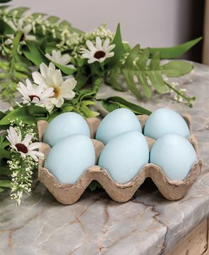 Picture of Pastel Blue Egg Crate, 6/Set