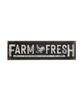 Picture of Farm Fresh Black Distressed Metal Sign