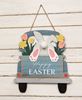 Picture of Happy Easter Bunny Butt Truck Hanging Wood Sign
