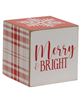 Picture of Merry & Bright Plaid Six-Sided Block