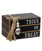 Picture of Trick or Treat Mini Wooden Book Stack