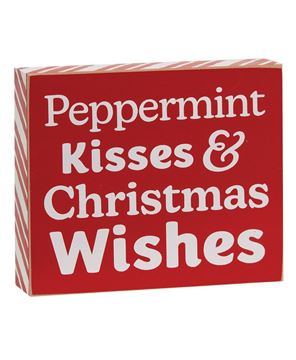 Picture of Peppermint Kisses Mini Box Sign