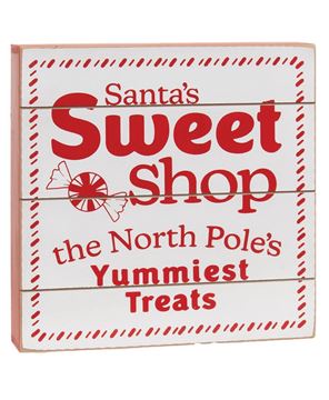 Picture of Santa's Sweet Shop Pallet Box Sign