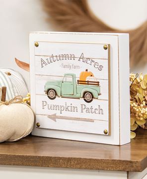 Picture of Autumn Acres Pumpkin Patch Layered Box Sign