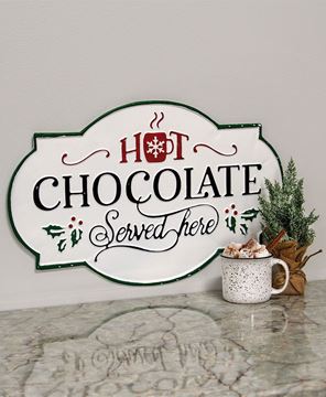Picture of Hot Chocolate Iron Wall Sign