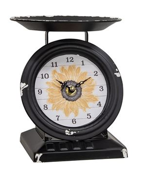 Picture of Vintage Sunflower Old Town Scale Clock