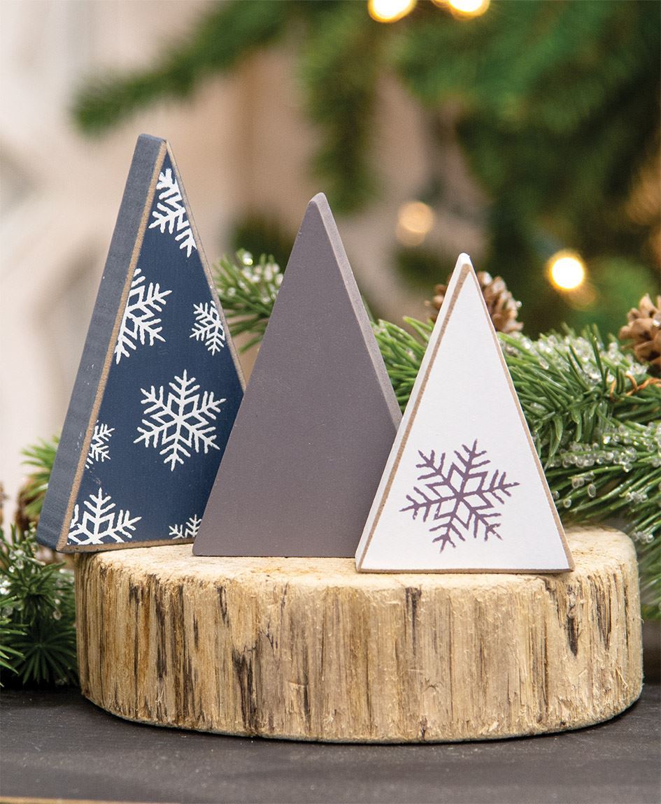 Col House Designs - Wholesale Mini Wooden Snowflake Christmas