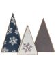 Picture of Mini Wooden Snowflake Christmas Tree Sitters, 3/Set