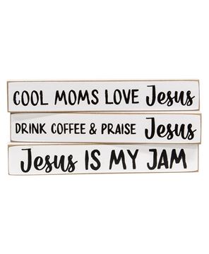 Picture of Cool Moms Love Jesus Mini Stick, 3 Asstd.