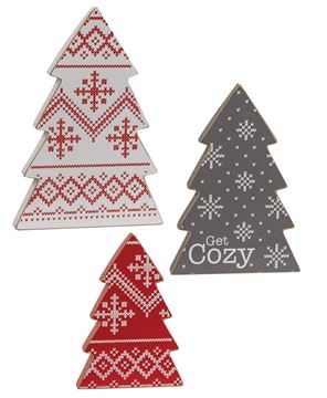 Picture of Get Cozy Sweater Christmas Tree Sitters, 3/Set