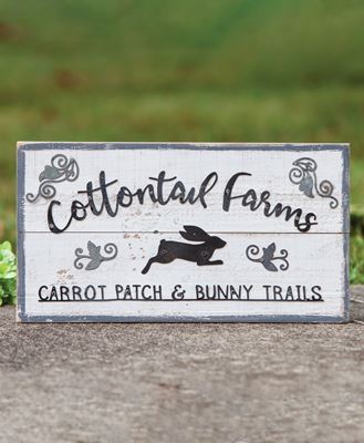Picture of Cottontail Farms Wood Sign
