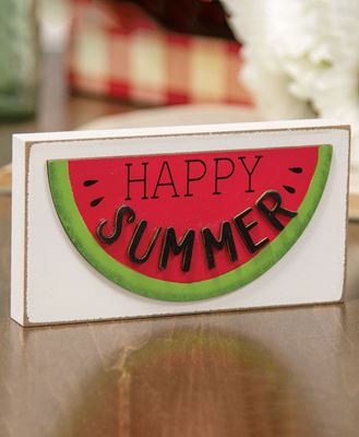 Picture of Happy Summer Watermelon Block