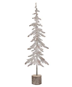 Picture of Medium White Washed Metal Christmas Tree