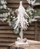 Picture of White Glittered Pinecone Tree 8”