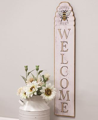 Picture of Honey Bees Welcome Wood Sign