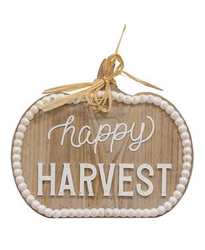 Picture of Happy Harvest Beaded Wood Pumpkin