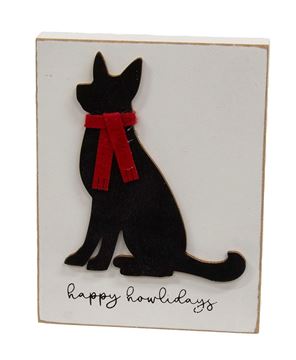 Picture of Happy Howlidays Dog Block