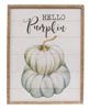 Picture of Hello Pumpkin Distressed Wood Sign