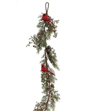 Picture of Icy Pine & Sugar Berry Cardinal Garland