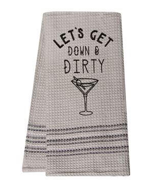 Picture of Let's Get Down and Dirty Dish Towel