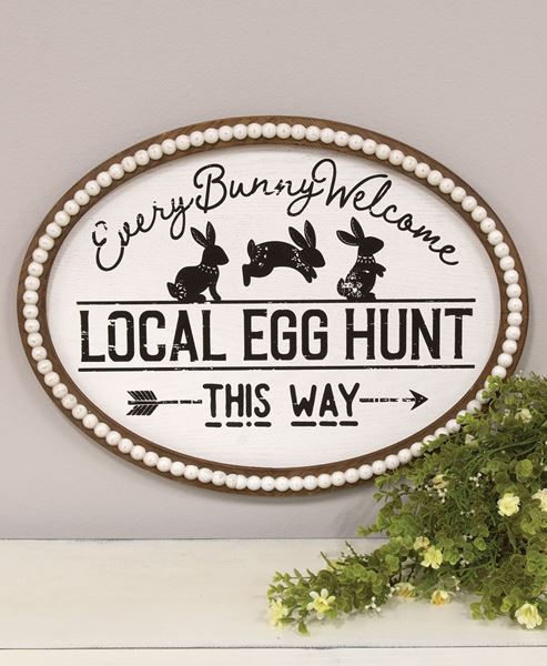 Picture of Local Egg Hunt Beaded Sign