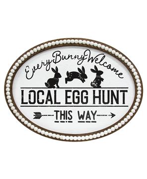 Picture of Local Egg Hunt Beaded Sign