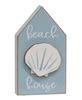 Picture of "Beach House" Seashell Block Sitter