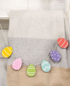 Picture of Wooden Easter Egg Mini Garland