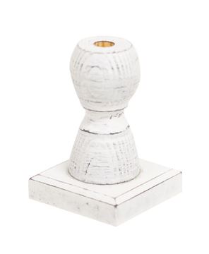 Picture of Short White Spindle Flower Holder