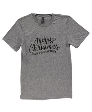 Picture of Merry Christmas from (Your State Here) T-Shirt XXL