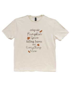 Picture of Crisp Air Pumpkin Spice T-Shirt, Natural XXL