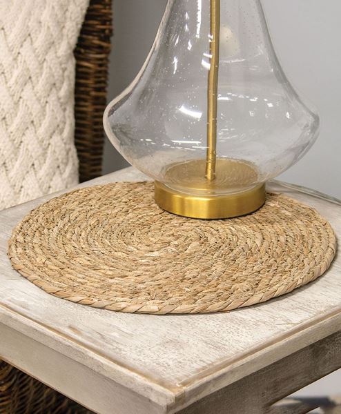 Picture of Natural Straw Round Mat