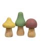 Picture of Wooden Mushrooms, 3/Set