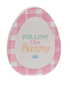 Picture of Follow the Bunny Wooden Egg Sitter, 3 Asstd.