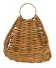 Picture of Tan Wicker Hanging Wall Planter