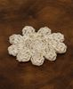 Picture of Corn Husk Flower Shape Candle Mat, Small