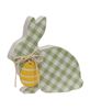 Picture of Hoppity Easter & Green Check Chunky Bunny Sitter, 2/Set