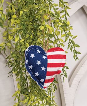 Picture of Patriotic Heart Flag Ornament