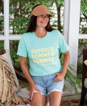 Picture of Summer Time T-Shirt, Heather Mint XXL