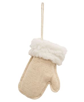 Picture of Natural Christmas Mitten Ornament