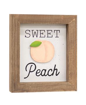 Picture of Sweet Peach Shadowbox Frame