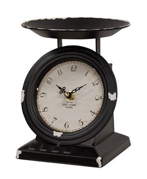 Picture of Vintage Black Old Town Scale Clock