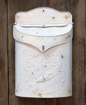 Picture of Vintage White Post Box