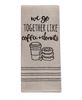 Picture of We Go Together Like Coffee and Donuts Dishtowel