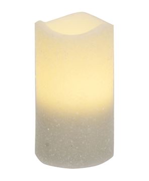 Picture of White Glitter Timer Pillar, 3"x5"
