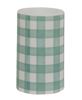 Picture of Green Gingham Timer Pillar, 3"x5"