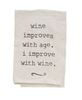 Picture of Wine Improves Dish Towel