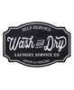 Picture of Self Service Wash and Dry Laundry Farmhouse Metal Sign