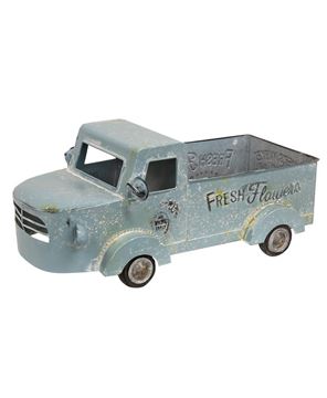 Picture of Fresh Flowers Distressed Metal Truck