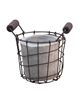Picture of Classic Cement Planter w/ Rustic Wire Basket 5.5"